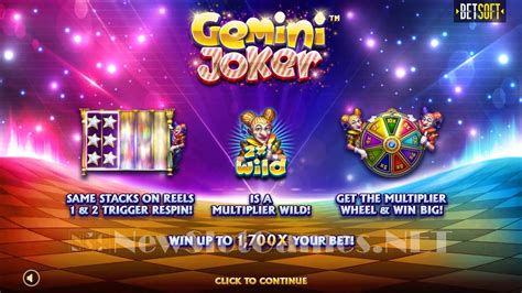 Gemini Joker Slot By BetSoft » Review + Demo Game .